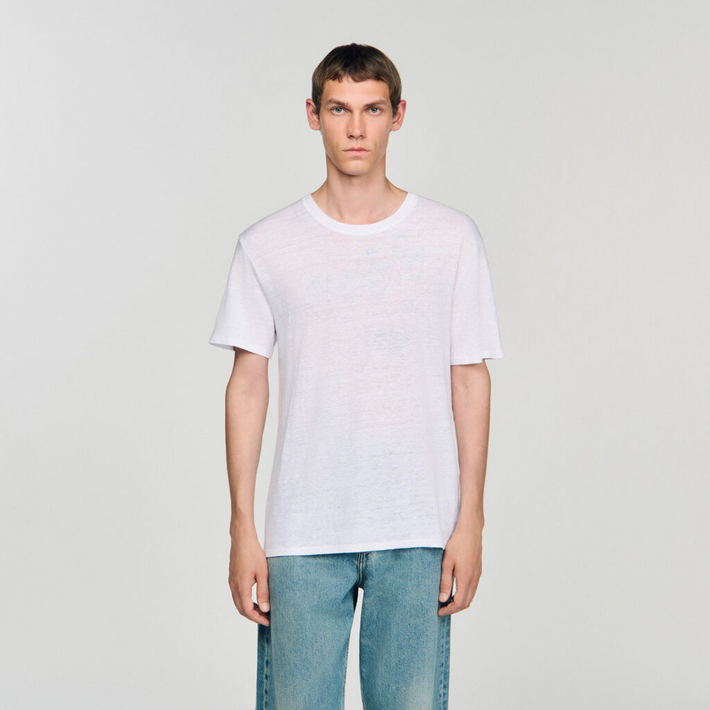 T-shirt en lin certifié