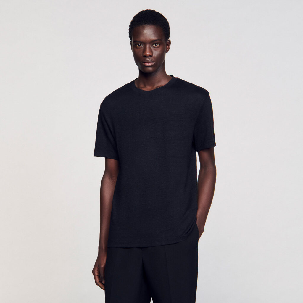 T-shirt en lin certifié