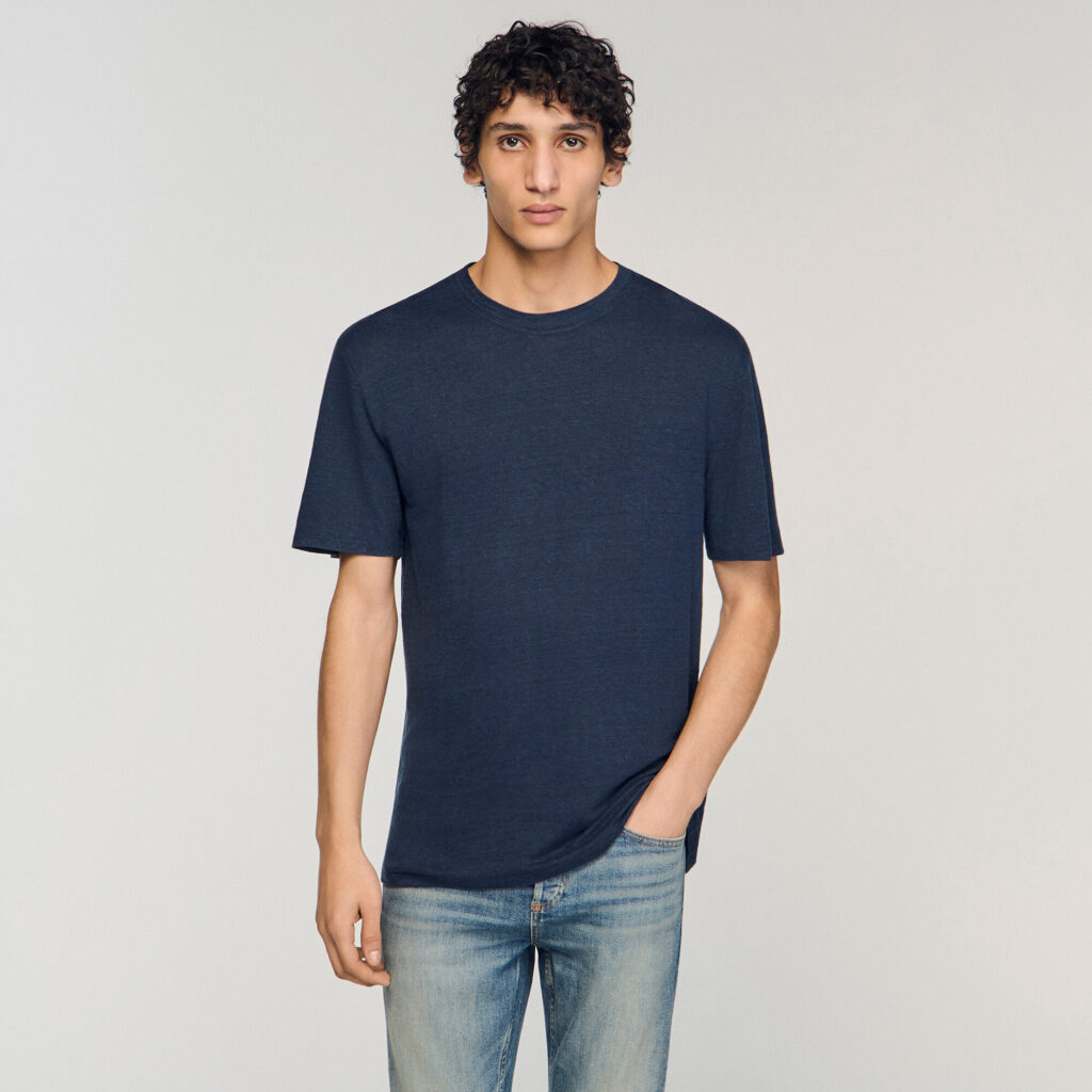 T-shirt en lin certifié