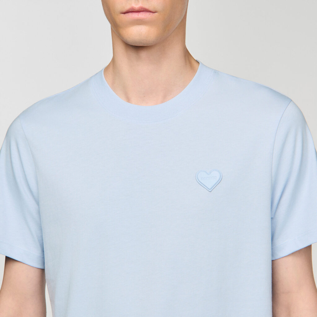 T-shirt à patch cœur