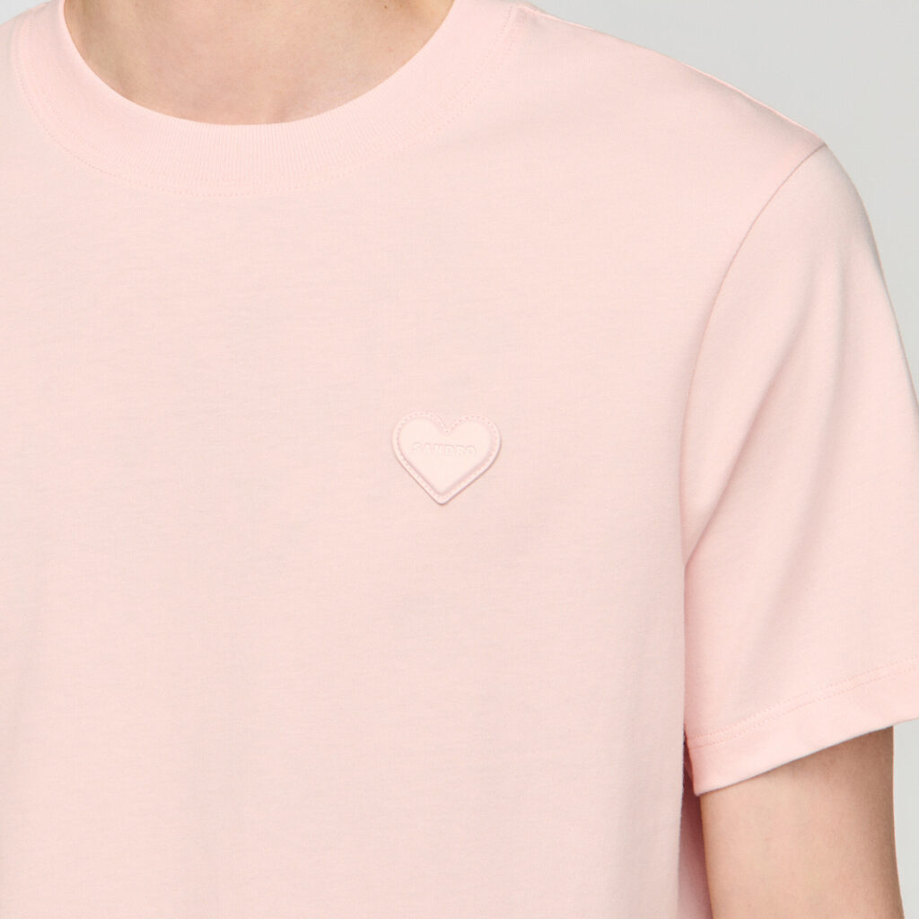 T-shirt à patch Cœur