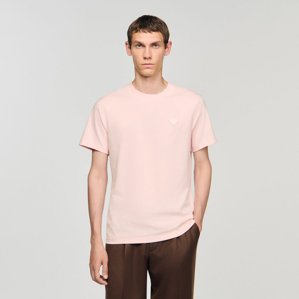 T-shirt à patch Cœur