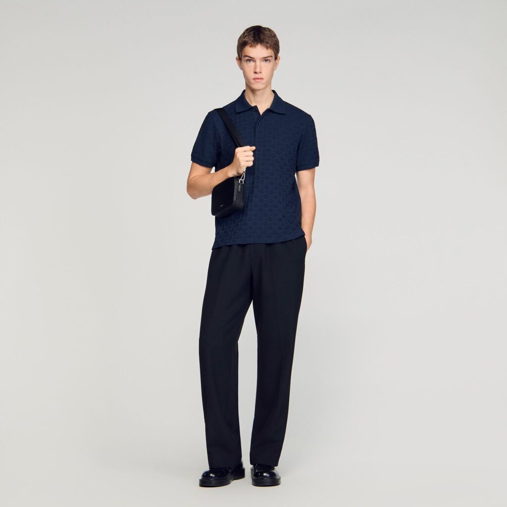 Polo jacquard Square Cross