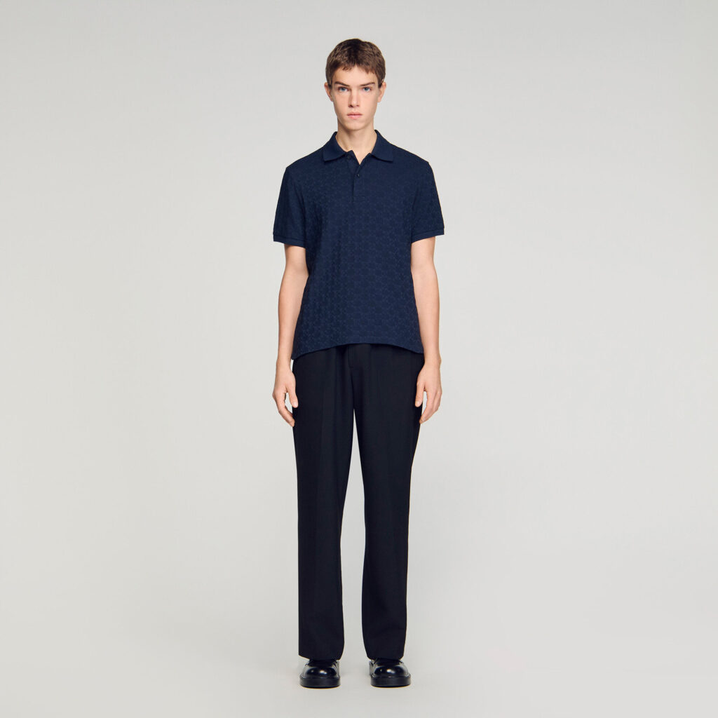 Polo jacquard Square Cross