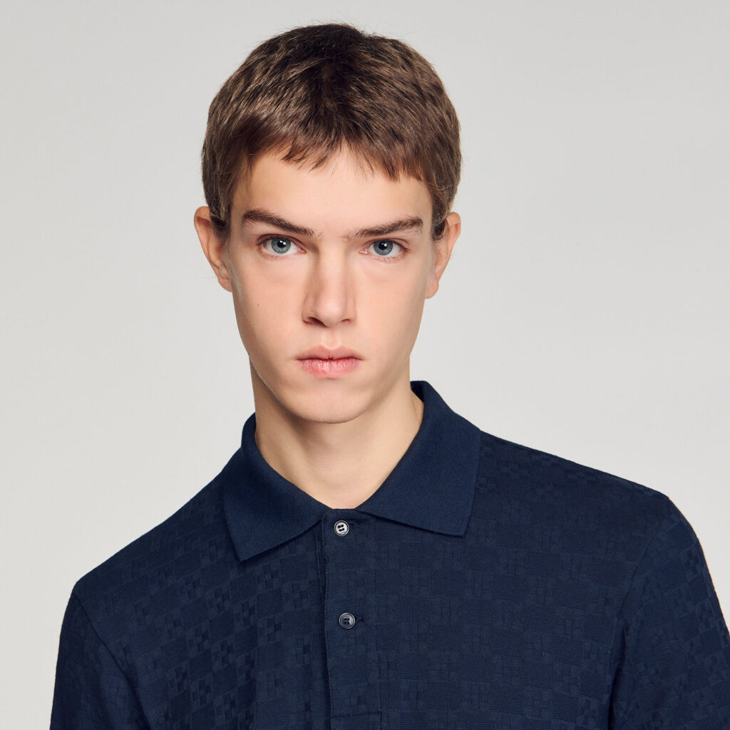 Polo jacquard Square Cross