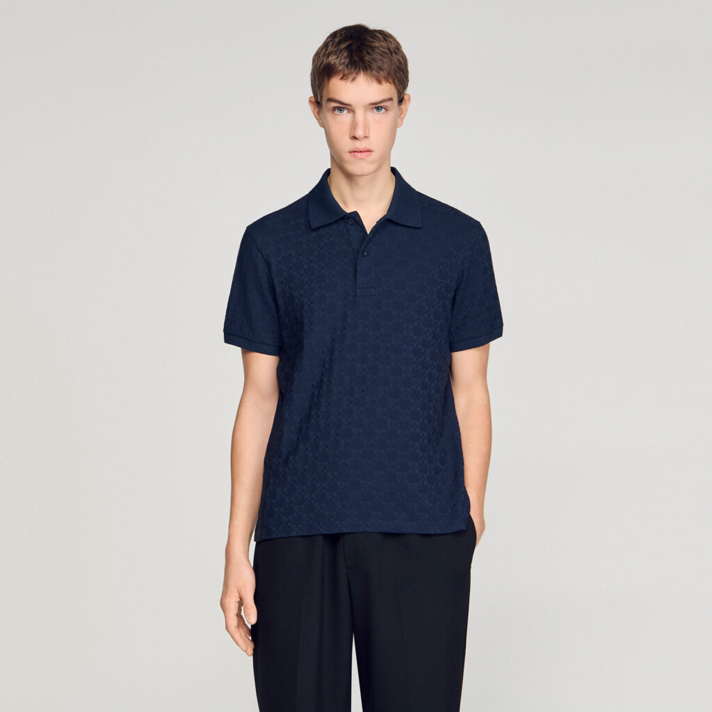 Polo jacquard Square Cross