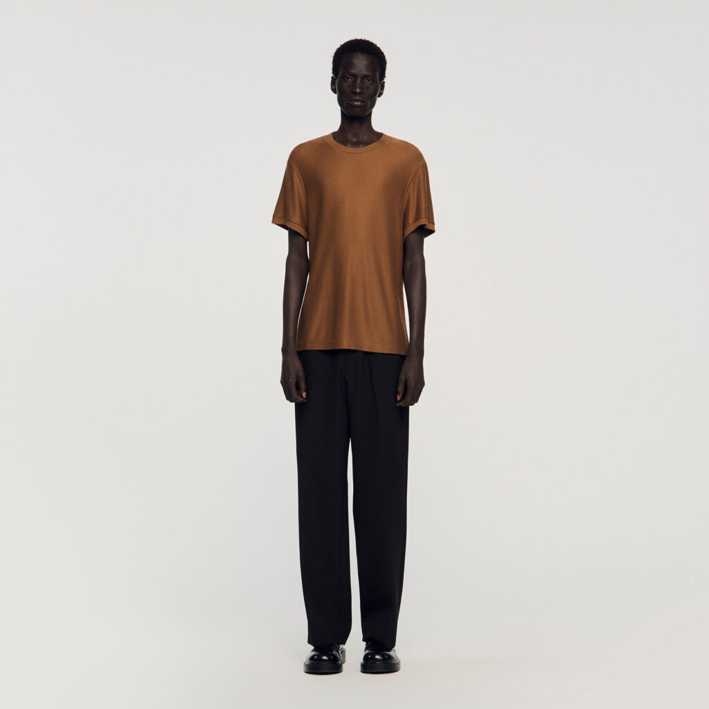 T-shirt effet piqué