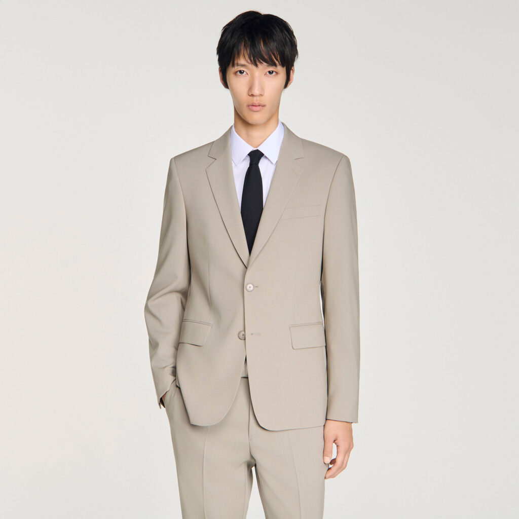 Veste de costume en laine