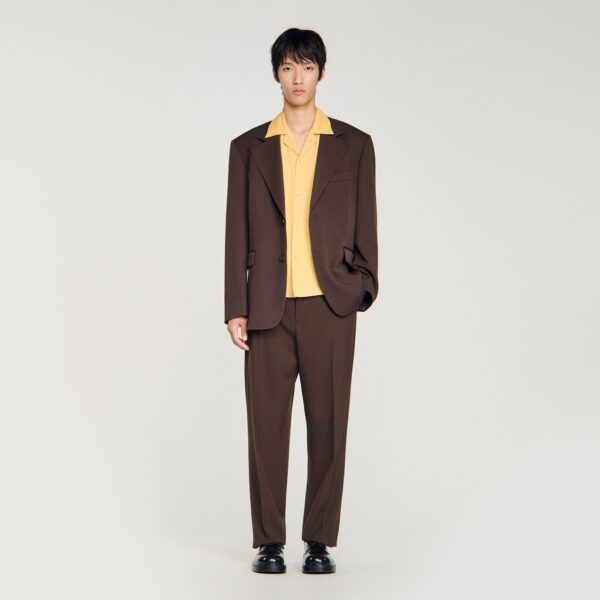 Veste oversize en laine
