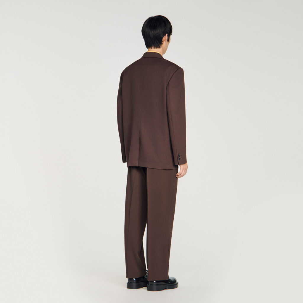 Veste oversize en laine
